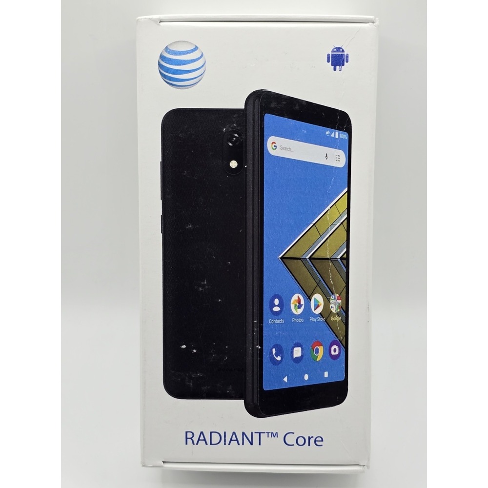 AT&T Radiant Core U304AA Unlocked 4G Cell Phone - Gray - NO VERIZON